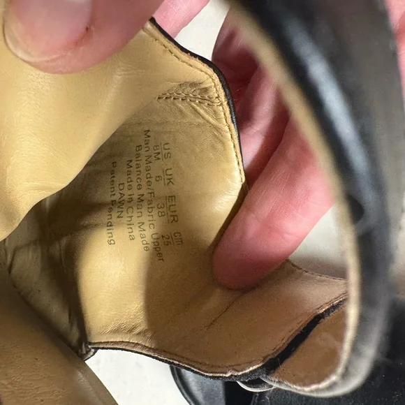 Naturalizer Heels DAWN 8 Women’s Black Leather Strap Open Toe Booties - Picture 2 of 11